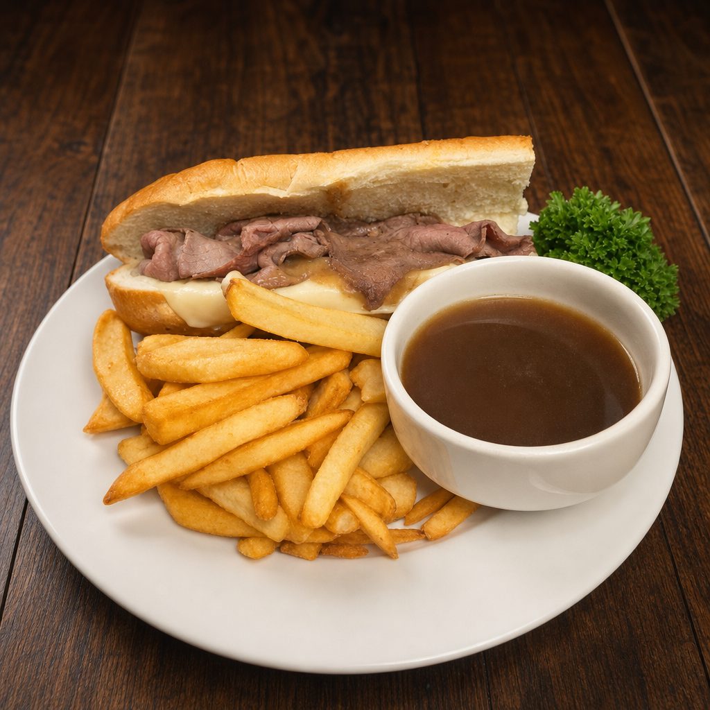 Roast Beef French Dip.