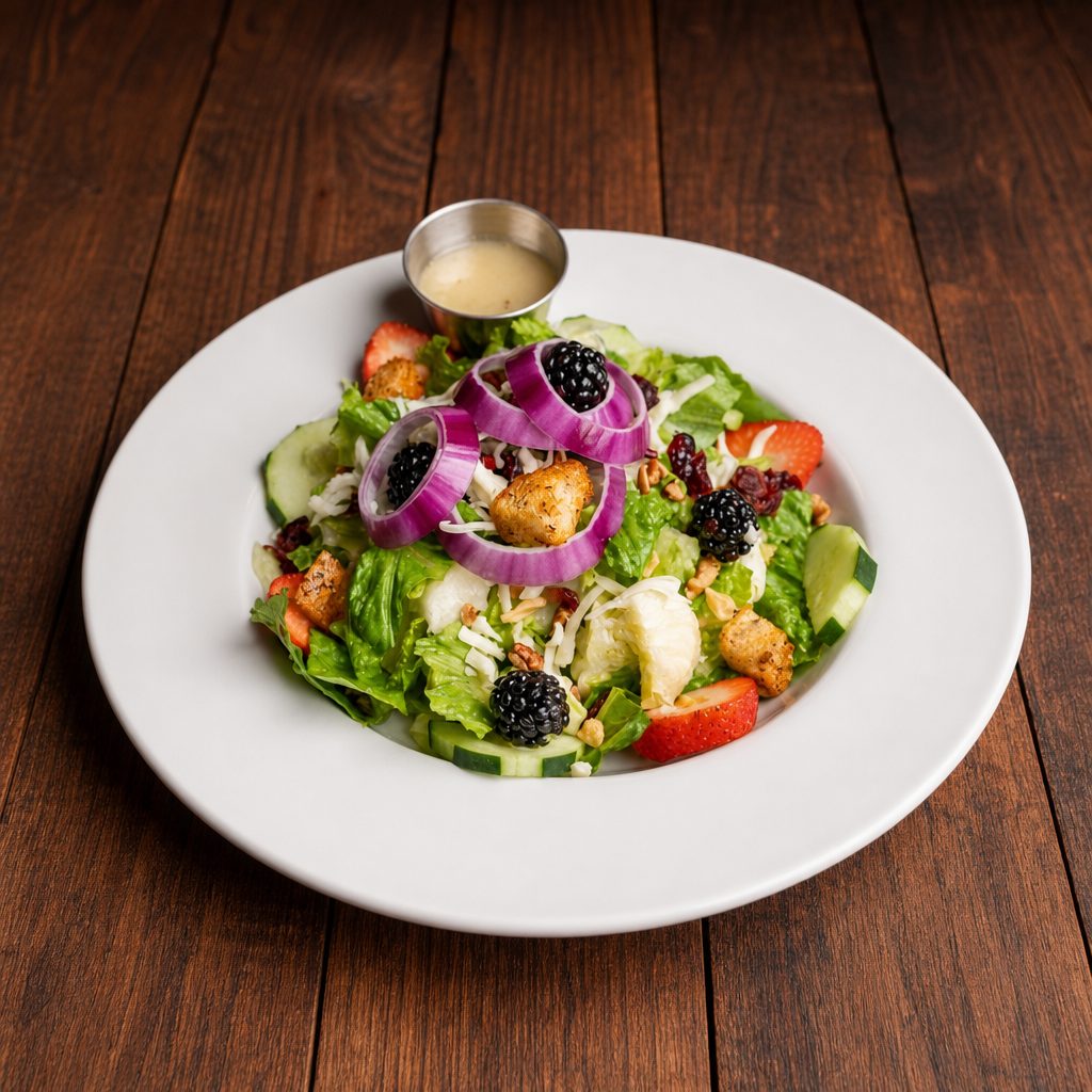 Large spring mix Salad.