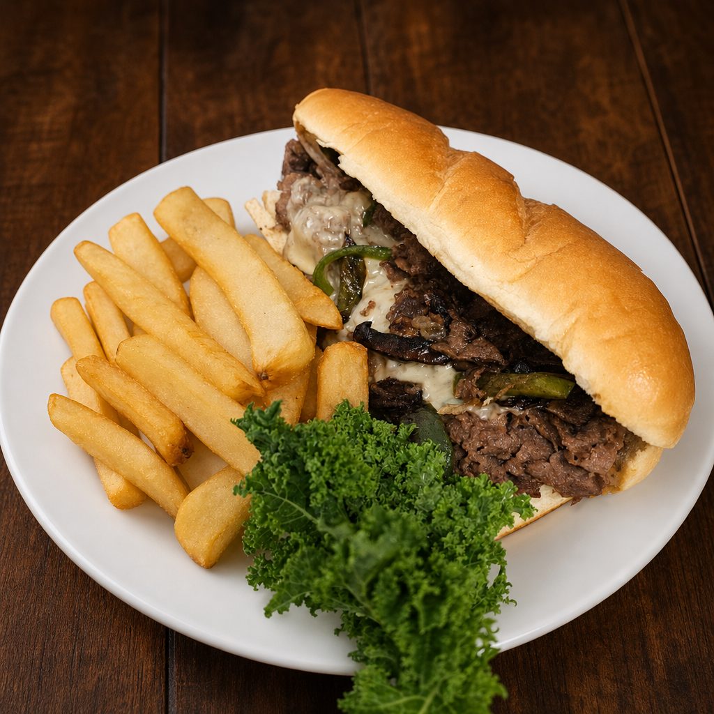 Boston's Famous Steak & Cheese.