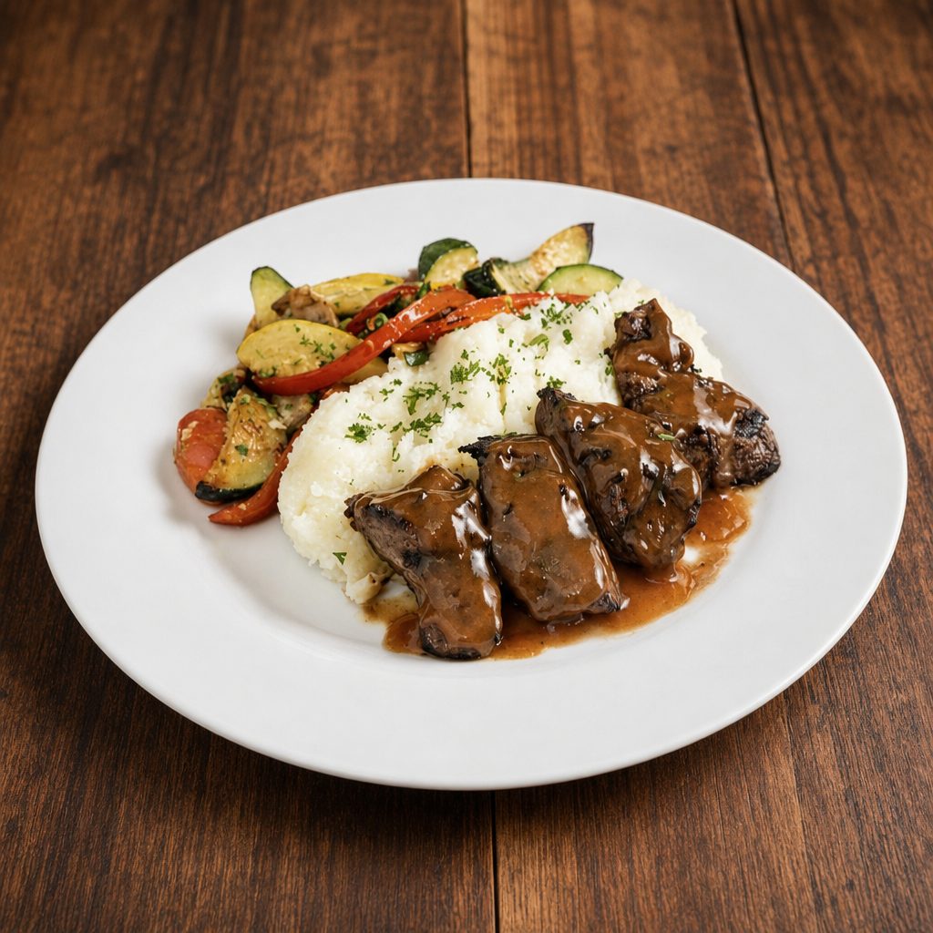Northshore Favorite Steak Tips Dinner.
